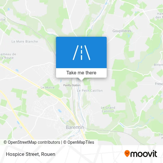 Rue De L'Hospice map