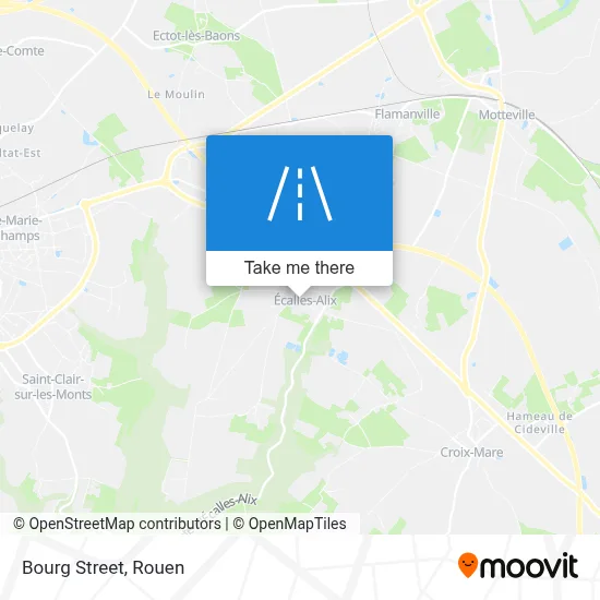 Rue Du Bourg map