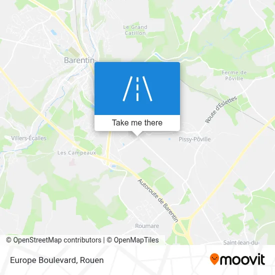 Boulevard De L'Europe map
