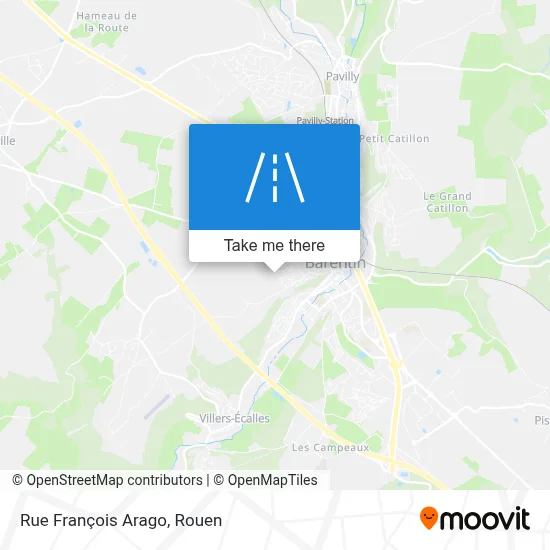 Rue François Arago map