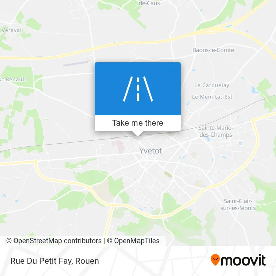 Rue Du Petit Fay map