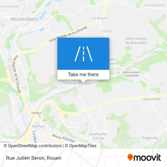 Rue Julien Seron map
