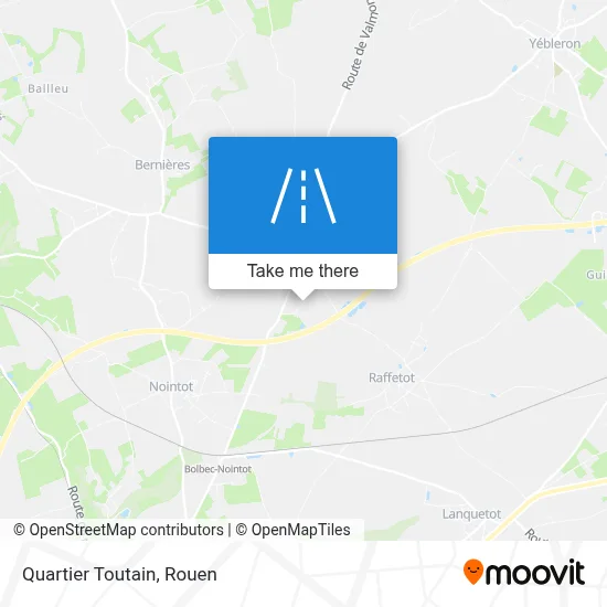 Quartier Toutain map