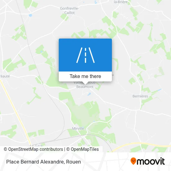 Place Bernard Alexandre map