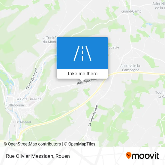 Mapa Rue Olivier Messiaen