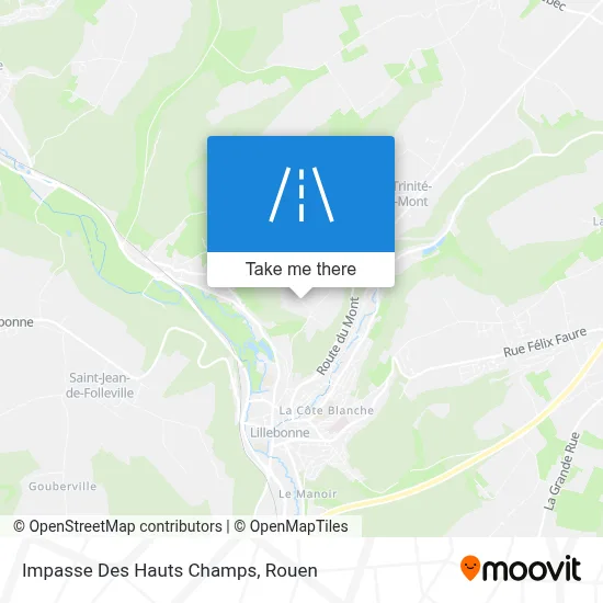 Mapa Impasse Des Hauts Champs