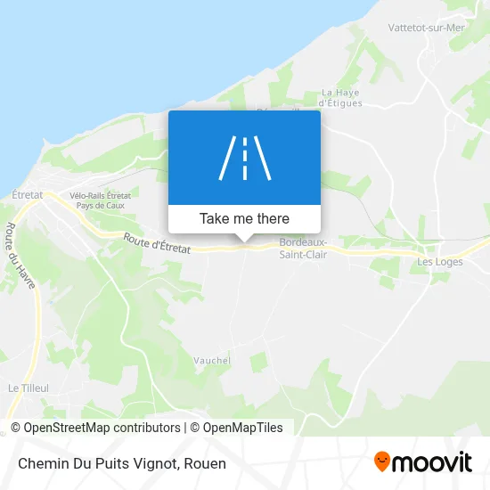 Mapa Chemin Du Puits Vignot