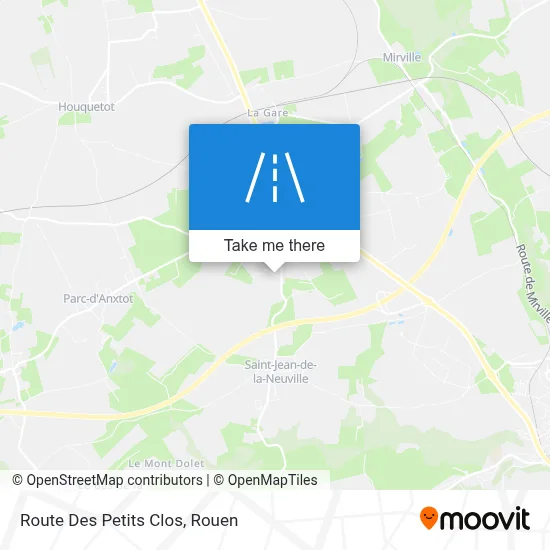 Route Des Petits Clos map