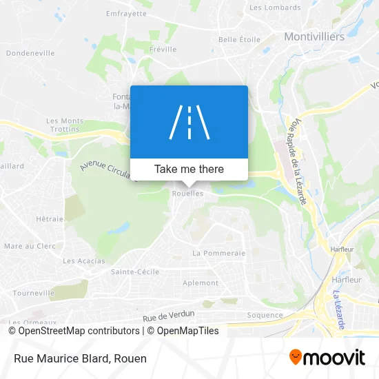 Rue Maurice Blard map