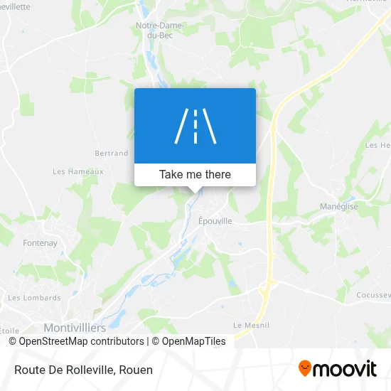 Route De Rolleville map