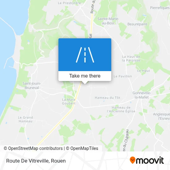 Route De Vitreville map