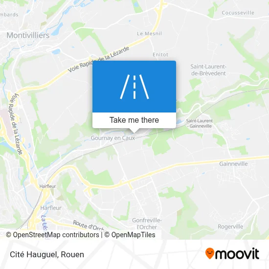 Cité Hauguel map