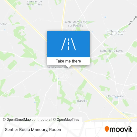 Sentier Bouic Manoury map