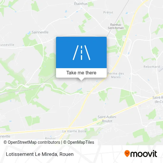 Lotissement Le Mireda map