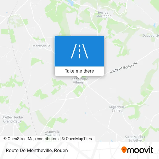 Route De Mentheville map