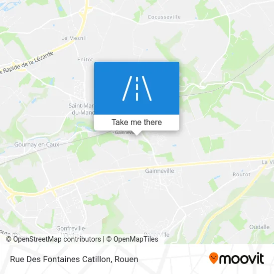 Rue Des Fontaines Catillon map