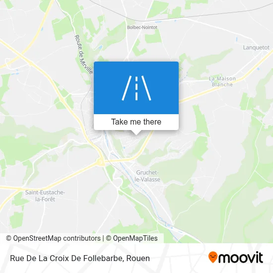 Rue De La Croix De Follebarbe map