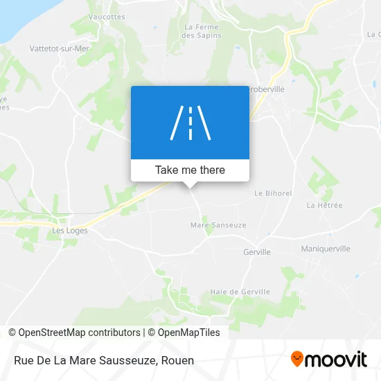Rue De La Mare Sausseuze map