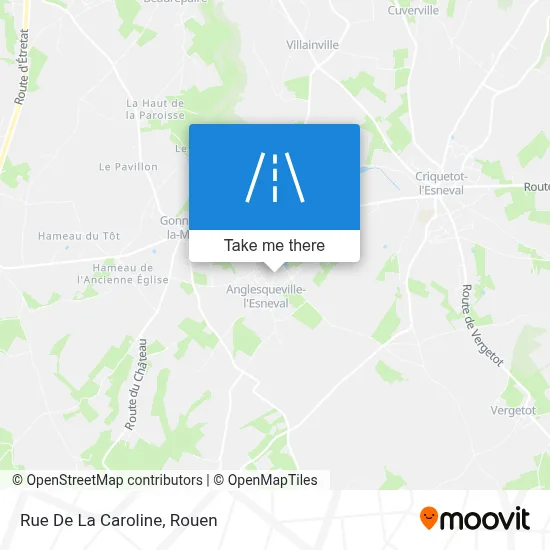 Mapa Rue De La Caroline