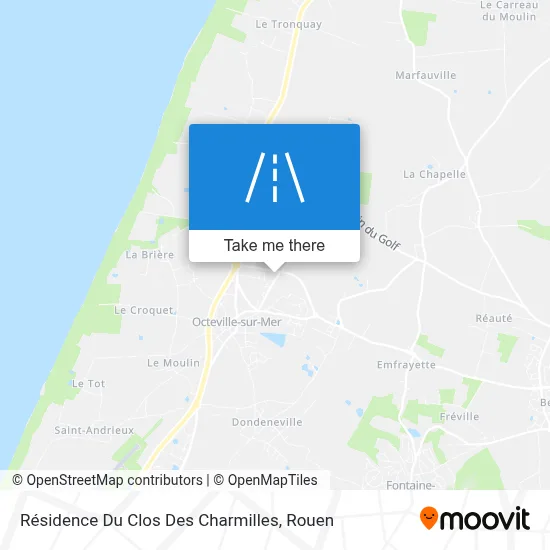 Résidence Du Clos Des Charmilles map