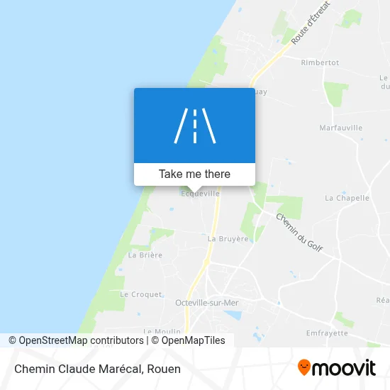 Chemin Claude Marécal map