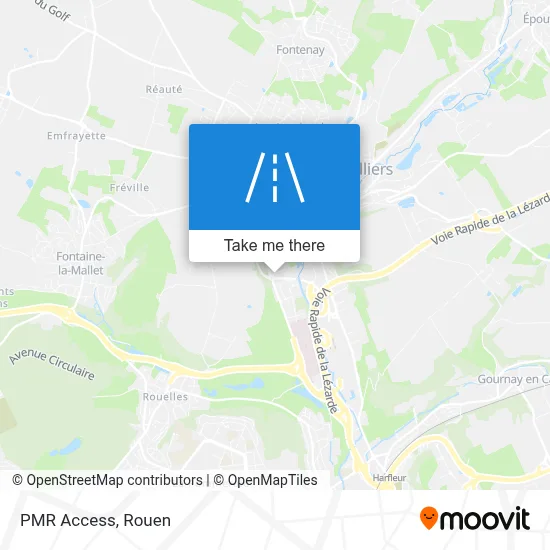 Accès Pmr map