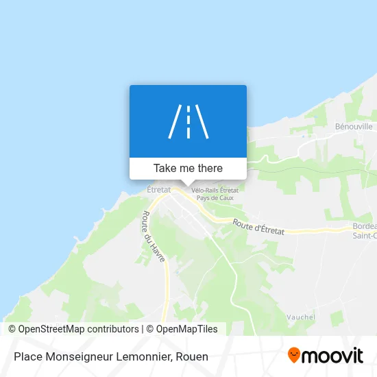 Place Monseigneur Lemonnier map