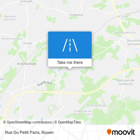 Rue Du Petit Paris map