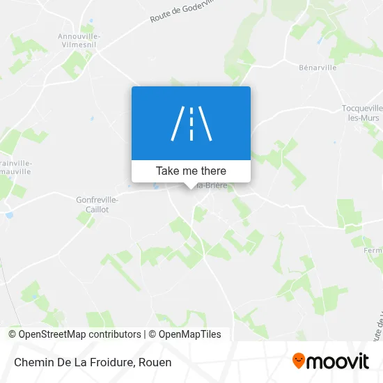 Chemin De La Froidure map
