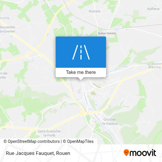Mapa Rue Jacques Fauquet