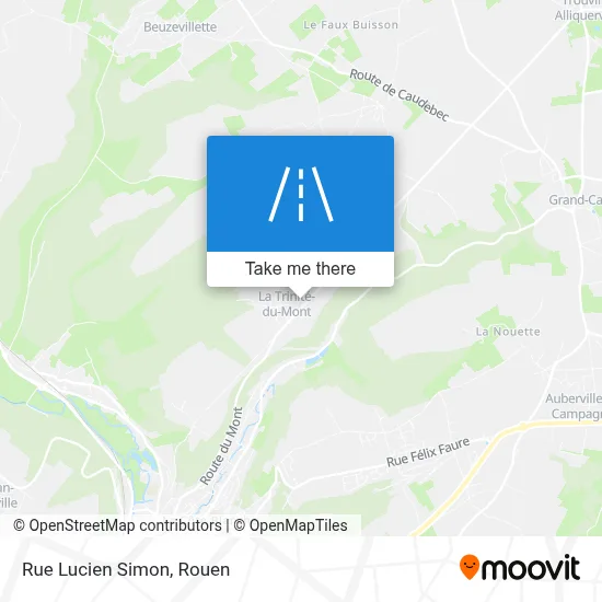 Rue Lucien Simon map