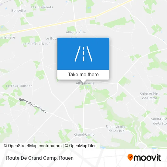 Route De Grand Camp map