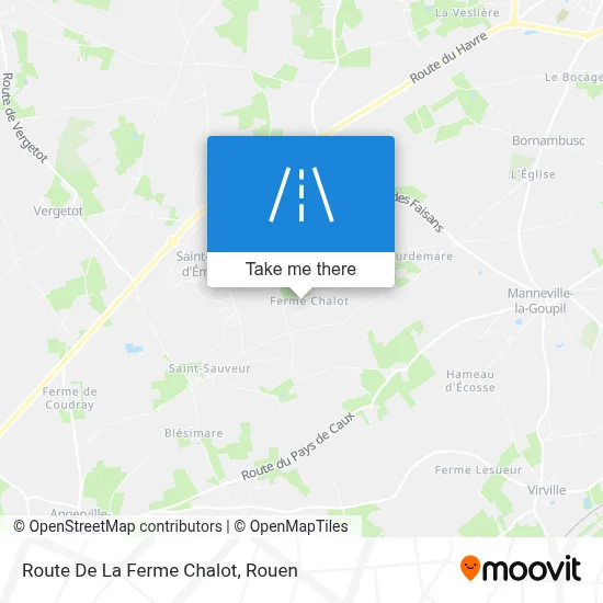 Route De La Ferme Chalot map