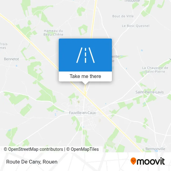 Route De Cany map