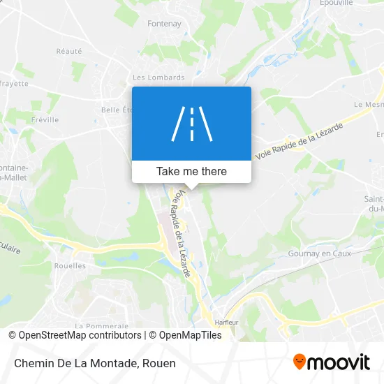 Chemin De La Montade map
