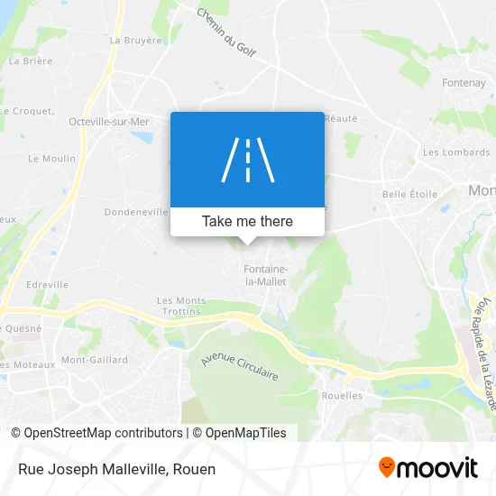 Mapa Rue Joseph Malleville