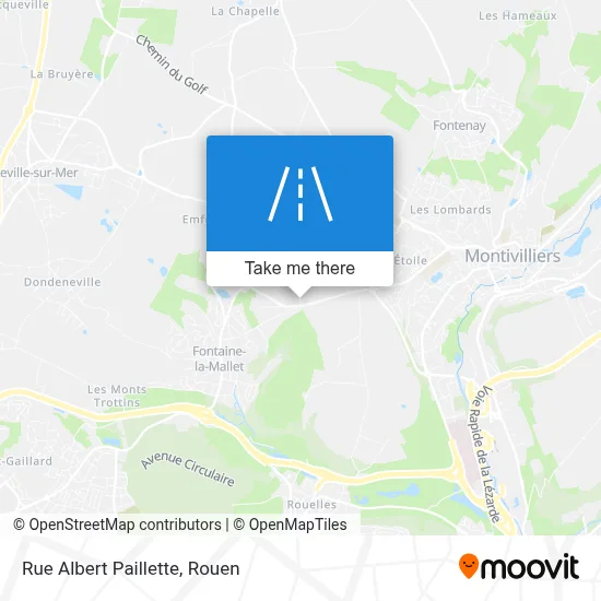 Rue Albert Paillette map