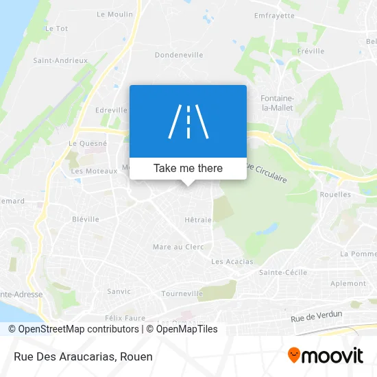Rue Des Araucarias map