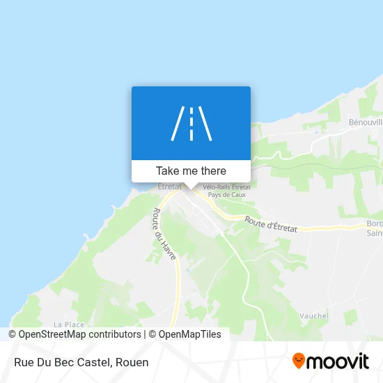 Mapa Rue Du Bec Castel