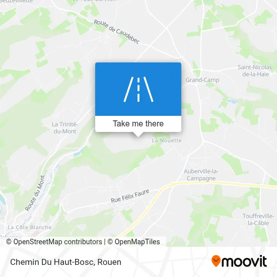 Mapa Chemin Du Haut-Bosc
