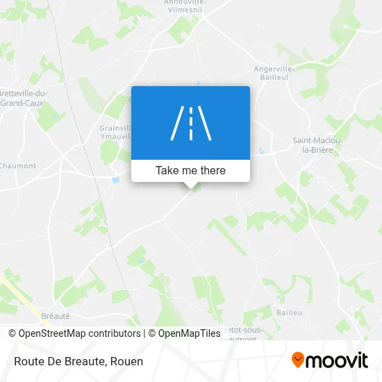 Route De Breaute map