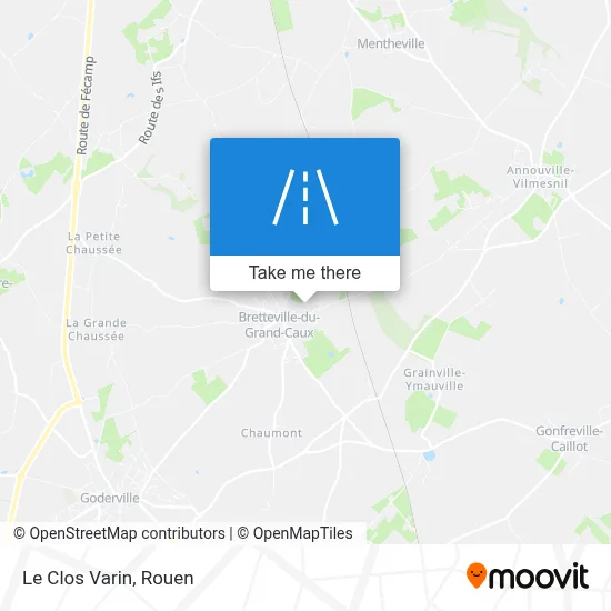 Le Clos Varin map