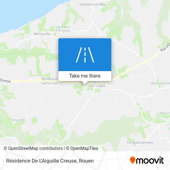 Résidence De L'Aiguille Creuse map