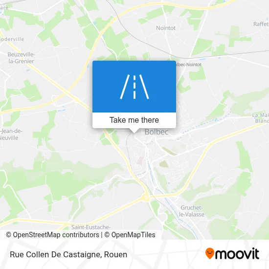 Rue Collen De Castaigne map