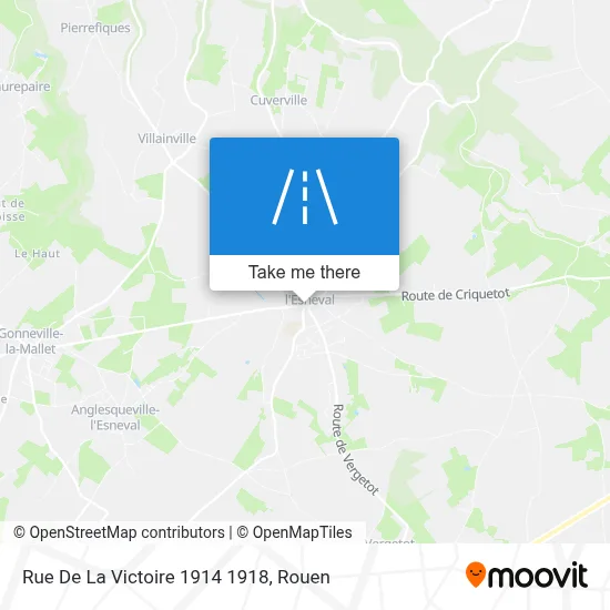 Rue De La Victoire 1914 1918 map