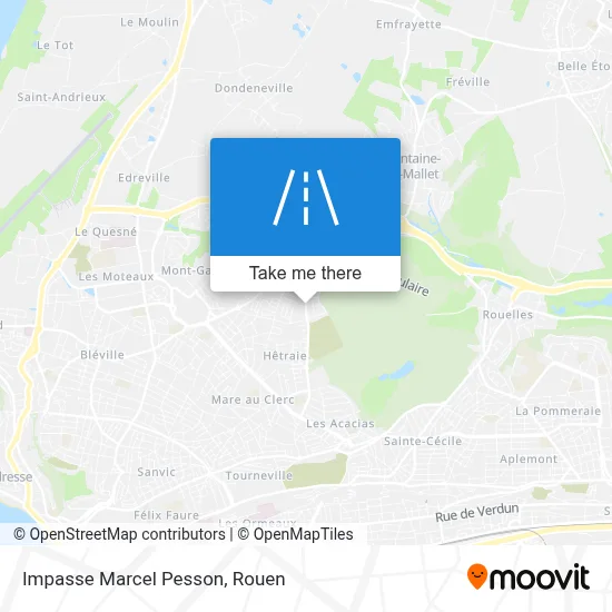 Impasse Marcel Pesson map