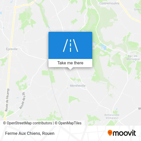 Ferme Aux Chiens map