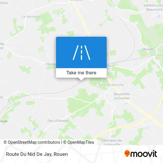 Route Du Nid De Jay map