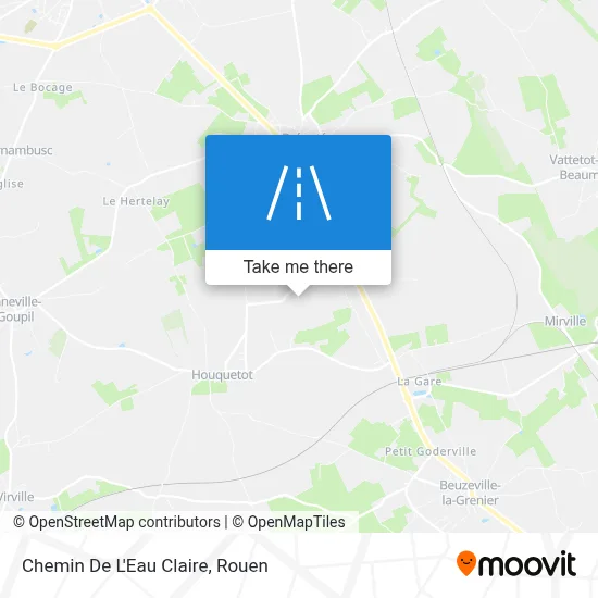 Chemin De L'Eau Claire map