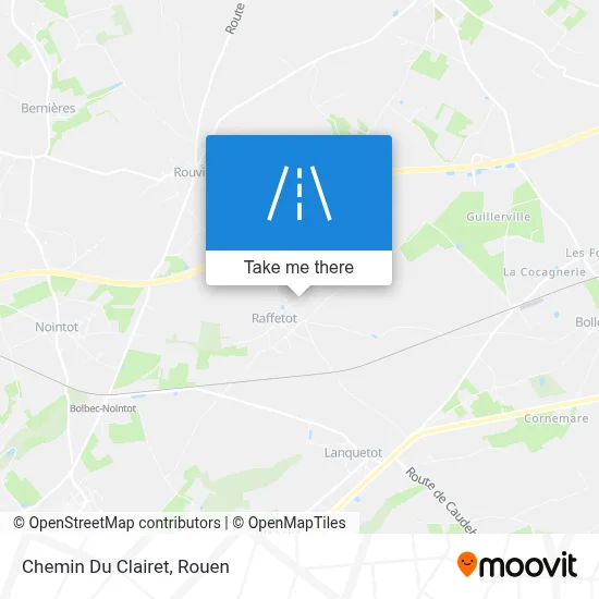 Chemin Du Clairet map